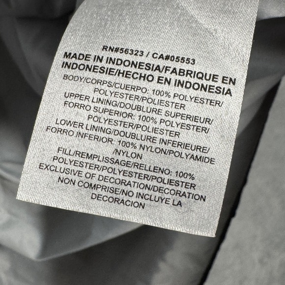 Nike Vest Mens XL Gray Puffer Sideline Hyperwarm Full Zip Running 865975-012 - Picture 6 of 11